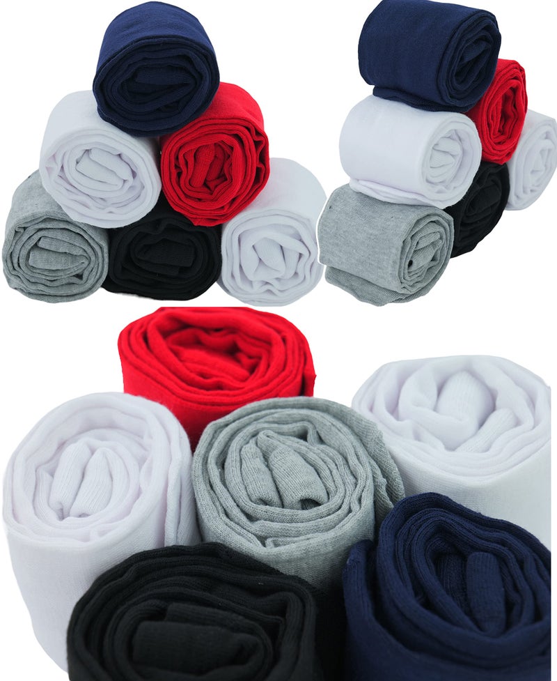 ToBeInStyle Girlâ€™s Pack of 6 Opaque Knit Density Pull-On Warm Winter Tights - Assorted Prints - M - Image 5